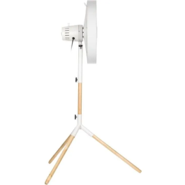 Sencor SFN 4080WH Ventilateur sur pied, bois et métal, 40 cm, 3 vitesses, oscillation 80°, hauteur réglable 120-133 cm, 50 W