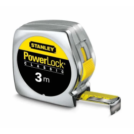 Stanley Mètre ruban 3m x 12.7mm Classique, boîtier métal chromé résistant, revêtement Mylar Precio: 24.9953856. SKU: B147AR83DZ