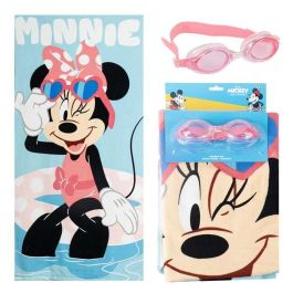 Serviette de plage Minnie Mouse Bleu Precio: 12.8900004. SKU: B18PBFZPLD