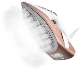 SENCOR SSI 8300RS Fer à Repasser Vapeur 3200W - 350ml - Vapeur Continue 45g/min - Semelle Céramique - Blanc/Rose