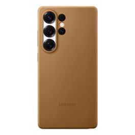 Samsung EF-VS938 Housse pour Galaxy S25 Ultra, Simili-cuir Camel, Protection Anti-goutte et Anti-rayures, 6.9 pouces