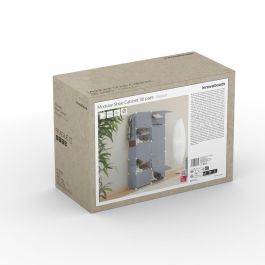 Rangement Modulaire Portable pour Chaussures InnovaGoods Gris