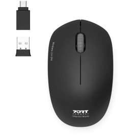 PORT Designs 900540 - Souris sans fil Collection II 2.4 GHz, Design ultra-compact et silencieux, Graphite Noir Precio: 39.336. SKU: B1JAQJLZSQ