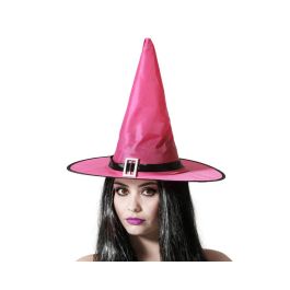 Chapeau de sorcière rose fuchsia avec boucle et ruban noir - Accessoire de déguisement pour Halloween, fêtes et carnavals Precio: 1.392. SKU: B1JA6GP38D