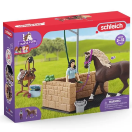 Schleich 42438 Emily & Luna Horses Washing Box