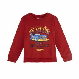 Sweat-shirt Enfant Hot Wheels Rouge foncé
