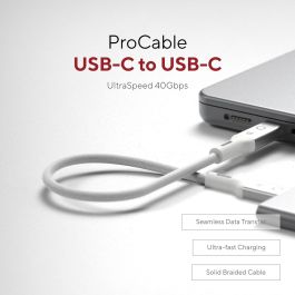Câble USB Linq Byelements LQCU4030 Blanc