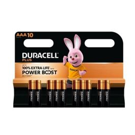Piles Alcalines DURACELL PLUS POWER 1,5 V AAA 10 Pièces (12 Unités)