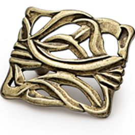 GIUSTI Poignée de Meuble Zamak Finition Antica Firenze