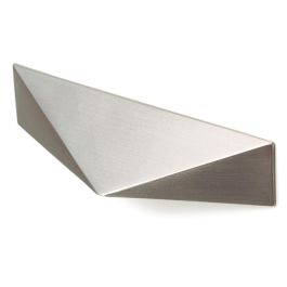 Viefe Kares Tirador Zamak, Distance 32, Finition Nickel Brossé