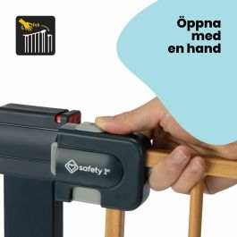 Barrière de sécurité Safety 1st Easy Close Marron Noir 73-80 cm