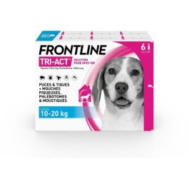 Frontline TRI-ACT pour chiens 10-20kg, Antiparasitaire externe, 6 pipettes