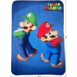 Mario Bros MAR3700891713405 Mario y Luigi Cadre 100 x 140 cm