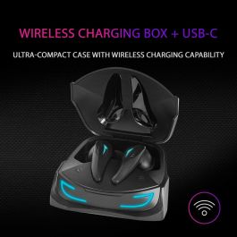 Casques avec Microphone Mars Gaming MHIULTRAW Noir