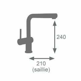 Mitigeur Edouard Rousseau SQUARE