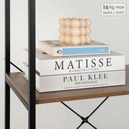 Étagère Max Home Fer Bois MDF 4 Etagères 60 X 120 X 30 CM