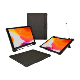 Port Designs PORT MANCHESTER II - Housse rabat pour tablette 10.5 pouces - Compatible Apple iPad 10.2 pouces (7e génération) - Polyuréthane robuste
