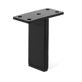 Q&Q Pata Metálica Modelo Tella Acabados Cromo y Negro Metal