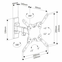 Support mural Ewent EW1521 20 kg