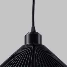 Lampe Suspendue Colt Noir/Noir/Noir Compatible LED E27 Design Moderne et Ajustable