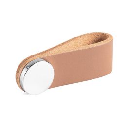 Viefe Tirador Colgante Piel Modelo Flexa 22X70 Acabado Negro - Cromo