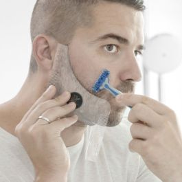 Pack Moule pour Rasage de Barbe Hipster Barber et Tondeuse à Cheveux Professionnelle Rechargeable avec Accessoires InnovaGoods