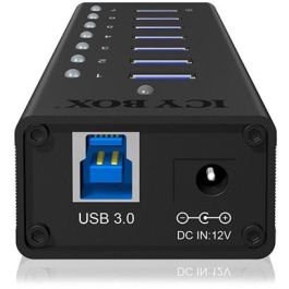 HUB 7Port. Verfügt über 7x USB 3.0 Anschlüsse für Laufwerke ICY BOX