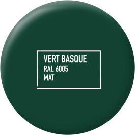 Ripolin - Peinture Multi-supports Mat 2L, Vert Basque RAL 6005 - Pour Bois, Métal, Béton, PVC - Résiste aux UV et Intempéries
