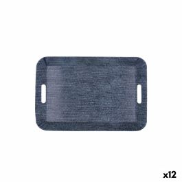 Plateau de petit déjeuner Quid Habitat Bleu Plastique 33 x 23 x 4 cm Avec des poignées Denim (12 Unités) Precio: 34.5. SKU: B1K3RBXKEK