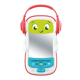 CLEMENTONI Musical Pod - Mon premier téléphone parlant et musical, éveil musical bébé avec 12 mélodies, jouet d'éveil