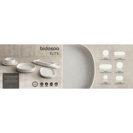 Plateau apéritif Bidasoa Elite Blanc 18,5 x 11,5 cm (8 Unités)