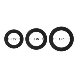 Anneau Pénis Forto Noir (Taille unique)