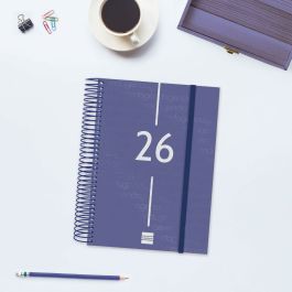 Agenda Finocam YEAR Bleu A5 15,5 x 21,2 cm 2026