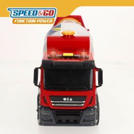 Camion avec Bétonnière Speed & Go 26 x 14 x 9 cm (6 Unités)