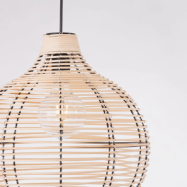 Ibb Lampe Suspendue "Ibb" SKD-P80023 avec Câble de Longueur Ajustable, Design Unique pour Intérieurs