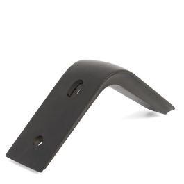 Q&Q Pied Meuble Tesis H140 Aluminium Noir Mat & Marron Mat Hauteur 140mm