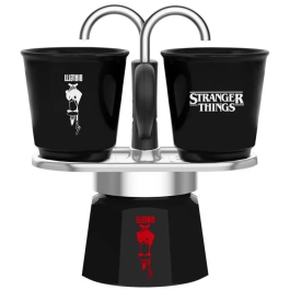 Bialetti Cafetière italienne Moka Express Stranger Things, Noir/Rouge, 130 ml avec 2 tasses thermosensibles - Édition collector Precio: 71.004. SKU: B1EGNLSE3N