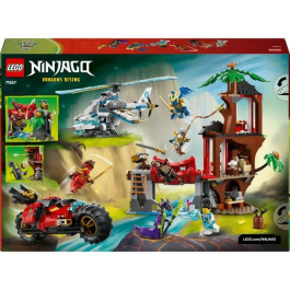 Lego Ninjago 71857 Set de Construction - La Cabane et les Véhicules des Ninjas, avec Figurines, Saison 4 de la Série TV