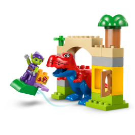 LEGO DUPLO Marvel 10463 Set de Construction 25 Pièces Spidey-Rex contre le Bouffon Vert, Jouet pour Enfants Dès 2 Ans