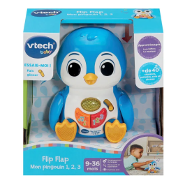 VTECH Baby - Flip Flap Mon Pingouin 1,2,3 Bleu - Jouet d'Éveil Musical et Numérique Interactif avec Sons et Mouvements pour Bébé de 9 à 36 Mois Precio: 37.74. SKU: B1J2CSVZYS