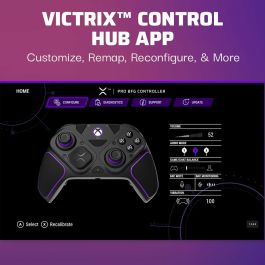 PDP Victrix Pro Manette Sans Fil BFG Noir pour Xbox Series X|S, PC, PS4, PS5