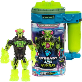 MrBeast Lab - Figurine Mutator Atomic Earth - Panthère Rock - 13 cm - Plus de 20 points d'articulation - Transformation avec liquide - Jouet innovant dès 5 ans Precio: 52.572. SKU: B194LM282W