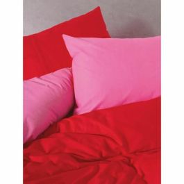 Jeu de lit 1 housse de couette 220x240 cm + 2 taies d'oreiller 60x60 cm 100% Coton Rouge ASI8684283036523