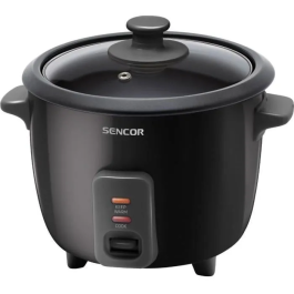 Sencor SRM 0601BK Cuiseur à riz électrique de 0,6 L (450 g) - 300 W - Fonctionnement automatique - Pour tous types de riz - Couvercle en verre - Accessoires inclus - Noir Precio: 40.416. SKU: B1EX4WSZYT