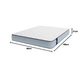 Matelas Viscoélastique Cecotec Flow ViscoCare 1900 80x190 cm mi-ferme hauteur 21 cm