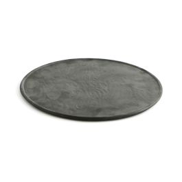 Plat à Pizza Quid Mineral Gres Céramique Noir 33 cm (6 Unités)