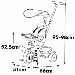 Tricycle Smoby S.Life Balade Multicouleur