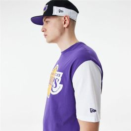 T-shirt à manches courtes homme New Era 60424423 Violet (XL)