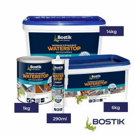 Bostik Waterstop Membrana imperméabilisante Réparation de fuites Cartouche 290 ml Gris
