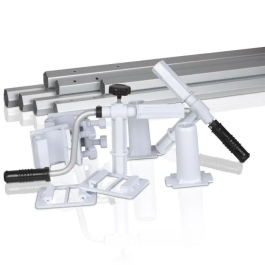 Gre CRP58 Enrollador de cubierta para piscinas elevadas de hasta 5,8 m de ancho - modelo cilíndrico